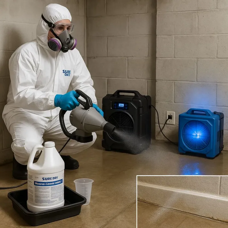 Sanitization and Odor Removal process in North Peoria, IL